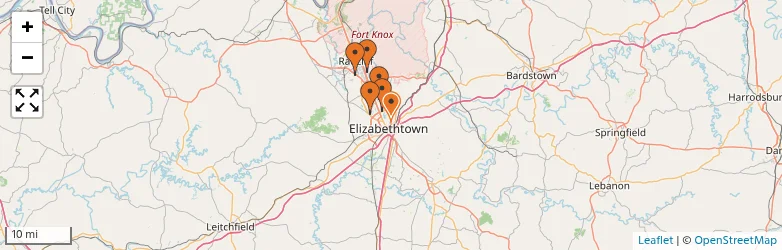 Related schools map