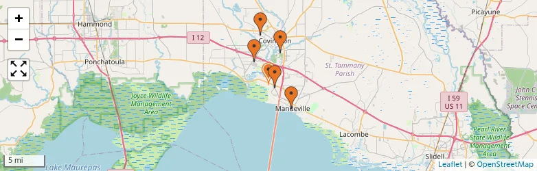 Related schools map