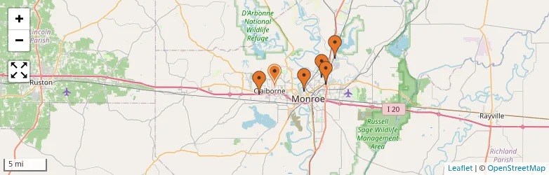 Related schools map