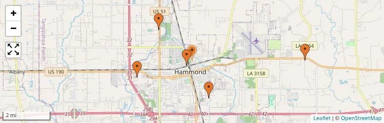Related schools map