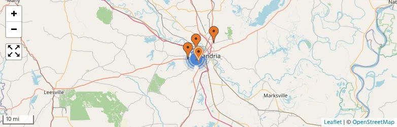 Related schools map