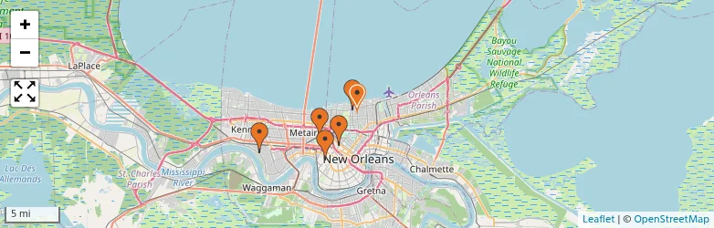 Related schools map