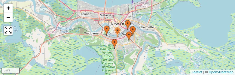 Related schools map