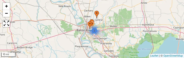 Related schools map