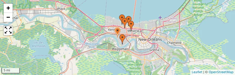 Related schools map