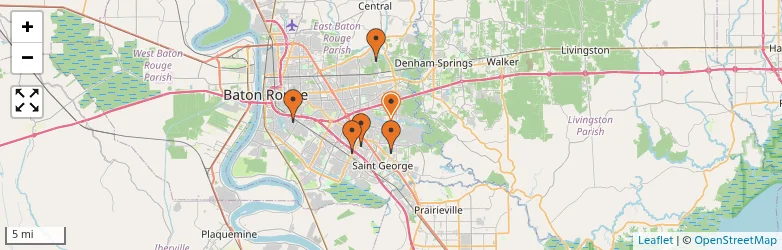 Related schools map