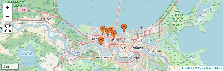 Related schools map