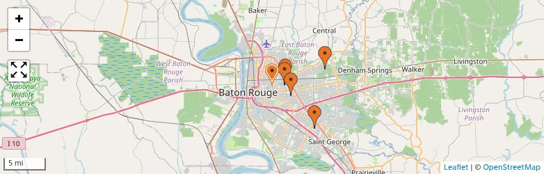 Related schools map