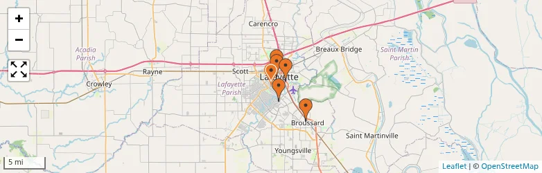 Related schools map
