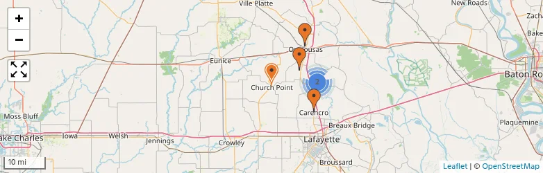 Related schools map