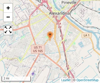 Map of St. Frances Cabrini School