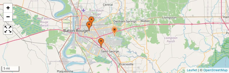 Related schools map
