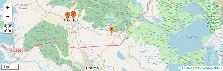 Related schools map