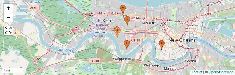 Related schools map