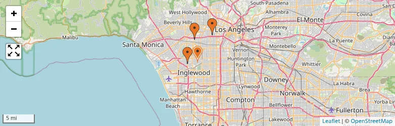 Related schools map