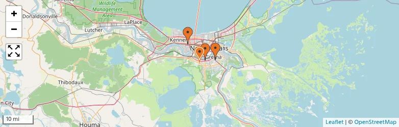 Related schools map