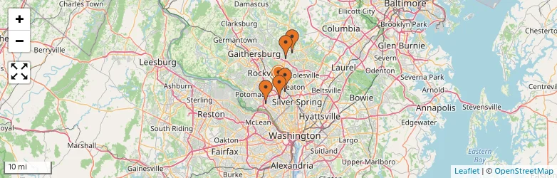Related schools map