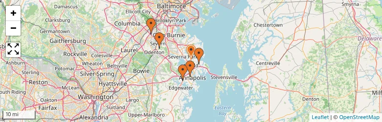 Related schools map