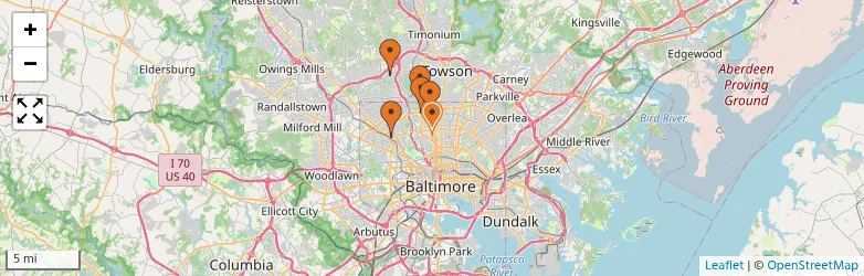 Related schools map