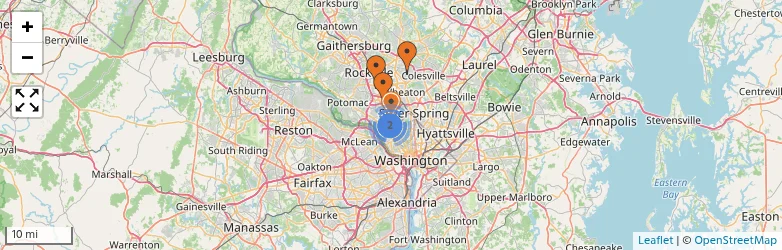 Related schools map