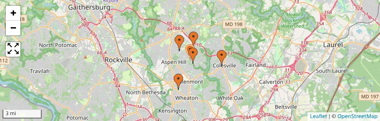 Related schools map