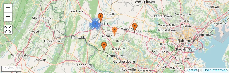 Related schools map