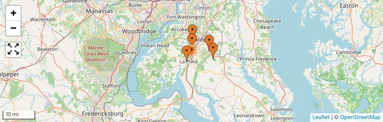 Related schools map