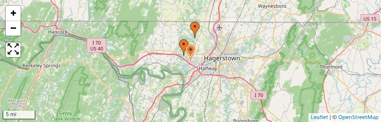 Related schools map