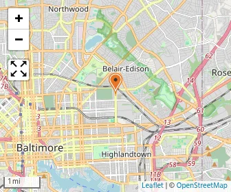 Map of The H.o.p.e. Academy Baltimore, Inc.