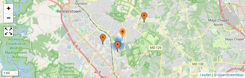 Related schools map