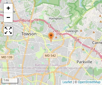Map of Kiddie Academy Of Towson