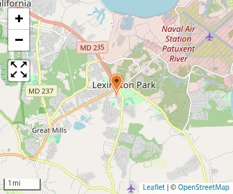 Map of Lexington Park Baptist Church Preschool