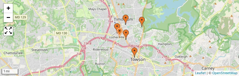 Related schools map