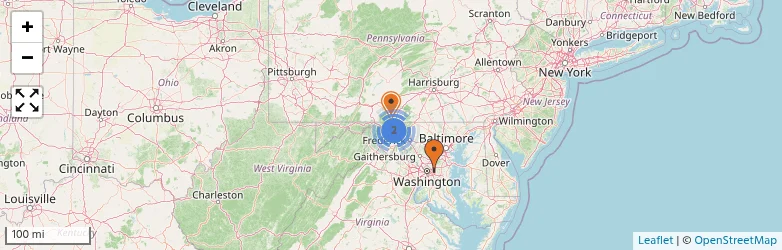 Related schools map