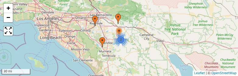 Related schools map