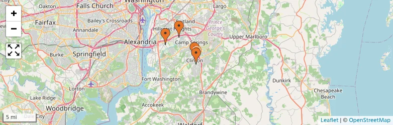 Related schools map
