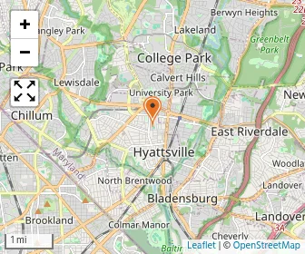 Map of Pathways School-hyattsville Re