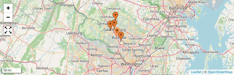 Related schools map