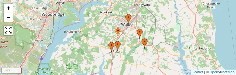 Related schools map