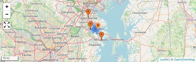 Related schools map