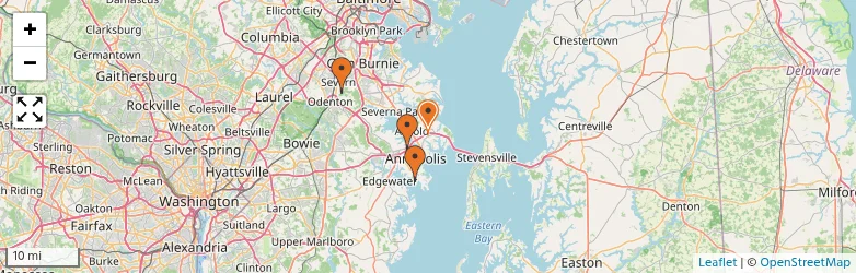 Related schools map