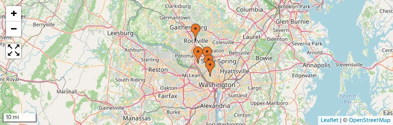 Related schools map