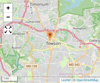 Map of Towson Catholic High School