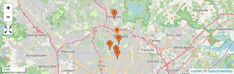 Related schools map