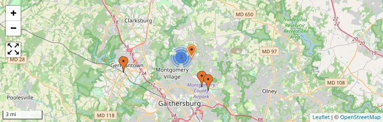 Related schools map