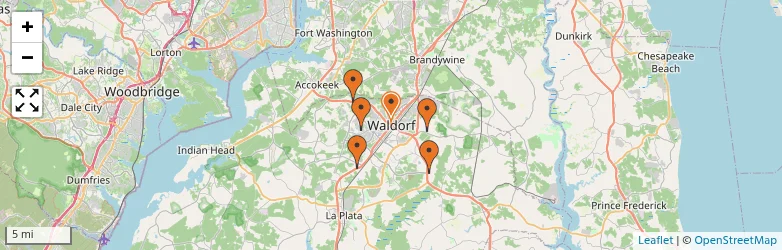 Related schools map