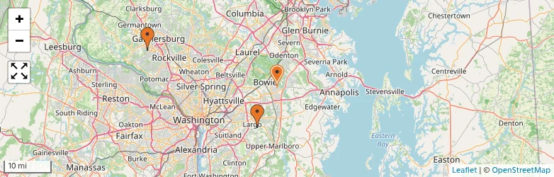 Related schools map