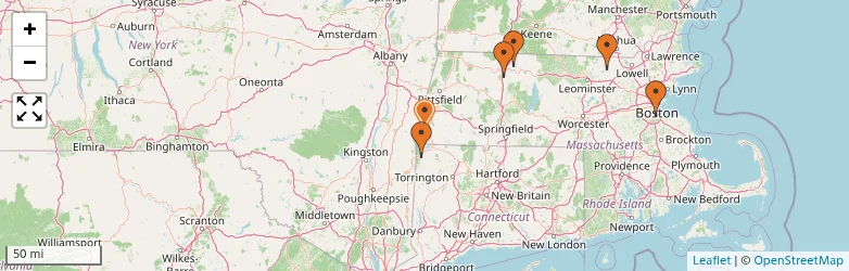 Related schools map