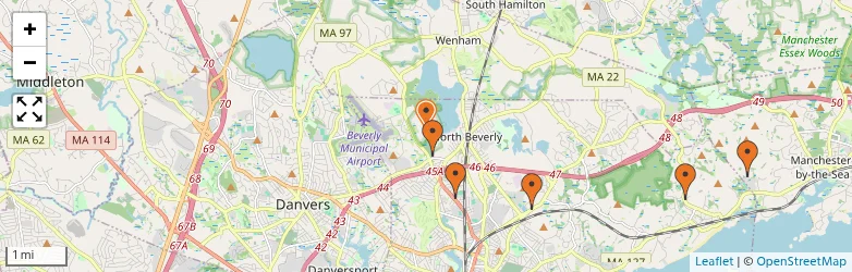 Related schools map
