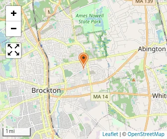 Map of Cardinal Spellman High School